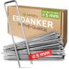 GARDELI® Anti-Rost Erdanker aus verzinktem Stahldraht, ideal für harte Böden und vielseitige Anwendungen. Stabile und langlebige Bodenanker, 5 mm Durchmesser, 20 cm lang, für sichere Befestigungen im Freien.