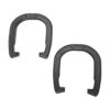 Champion Sports Elite Hufeisen-Set in Schwarz, Silber und Grün, besteht aus geschmiedeten Stahlhufeisen und robusten Stahlpfählen, geeignet für Hufeisenwerfen und Freizeitaktivitäten.