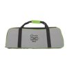 Champion Sports Elite Hufeisen-Set Tragetasche in Grau mit grünen Akzenten, ergonomischem Griff und sportlicher Schriftzug, ideal für den Transport von Sportequipment.