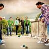 Crossboccia Family Pro Pack Race Arrows mit Kugeln und Zielkugel, geeignet für Spiele im Freien und drinnen