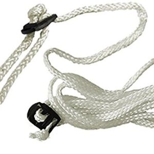 Derbystar Pendelballleine in Weiß, 10 Meter lang, für flexibles Fußballtraining, ideal für Dribbling und Freistoßübungen.