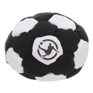 Handgenähter Footbag mit 32 Paneelen im klassischen Design, gefertigt aus Ultra Wildleder (Amara) mit EPS-Kunststoffpaletten für optimales Jonglieren und Freestyle-Fähigkeiten.