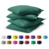 GoSports CH-BAGS-4-DARKGREEN Cornhole Bean Bags Set in dunkelgrün, robust und wetterfest, ideal für Cornhole-Spiele im Freien.