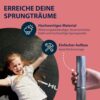 HUDORA Trampolin Fantastic mit Sicherheitsnetz, kinderfreundliches Gartentrampolin für bis zu 100kg, einfacher Aufbau und herausragende Stabilität für Familien und Kinder
