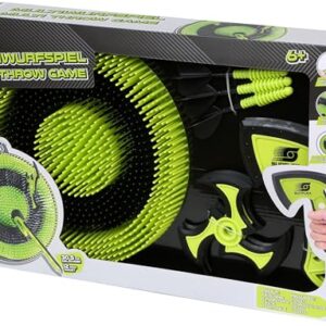 Sunflex® Multiwurfspiel für Kinder mit Zielscheibe, Wurfstern, Äxten und Pfeilen - ideales Indoor und Outdoor Spielzeug für Geschicklichkeitstraining und Familienaktivitäten.