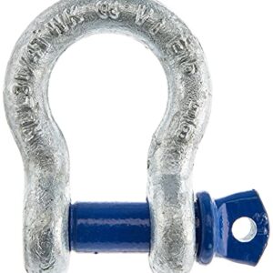 Braun GmbH Slackstar 71039 Slackline Hardware Unite mit stabilem Schäkeldesign und blauen Bolzen, ideal für sicheres Slacklining