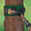 ALPIDEX Slackline Set 15 m mit Baum- und Ratschenschutz, ideal für Kinder und Anfänger zur Verbesserung der Balance und Koordination im Freien.