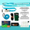 Trailblaze Slackline Set für Kinder mit baumschutz, 18,5 Meter lange Slackline, ideal für Anfänger und Familienaktivitäten im Freien.