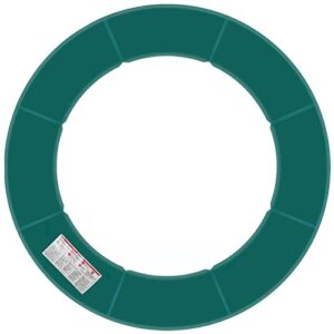 Baunsal Trampolin Randabdeckung Ø 305 cm in Grün, 30 cm breit, 20 mm dick, UV-beständig und reißfest, idealer Schutzrand für Trampoline im Freien