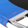 Monzana Trampolin Randabdeckung in Blau, 305 cm Durchmesser, 30 cm breit, bietet Schutz für die Federn und den Rand des Trampolins mit dicker Polsterung und UV-beständigen Materialien.