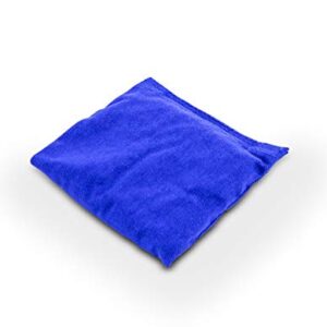 Vinex Bohnensäckchen in kräftigem Blau, vielseitig einsetzbar für Sport und Spiel, gefüllt mit Kunststoffpellets, ideal für drinnen und draußen.