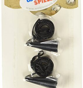 Boules-Kugelmagnet im 2er Set mit Schnur, ideal für Boulespieler zur einfachen Aufhebung von Kugeln.