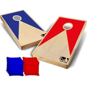 Original Offizielles Cornhole, Amerikanisches Cornhole, Einfach zu transportieren, Offizielle Abmessungen, Premium Qualität, Outdoor und Strandspiel