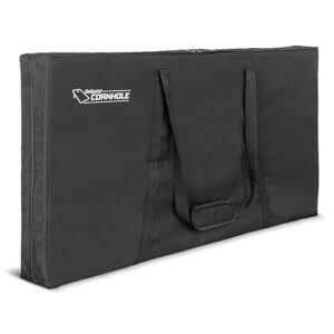 Hochwertige GoSports Cornhole-Tragetasche für sicheren Transport von Cornhole-Brettern, gefertigt aus strapazierfähigem Polyester mit PVC-Beschichtung.
