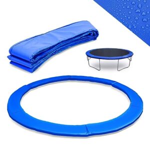 Trampolinfederabdeckung, Randpolster für Gartentrampoline, EPE-Schaumstoff, wasserabweisend und UV-resistent, blauer Kreis mit einem Durchmesser von 305 cm