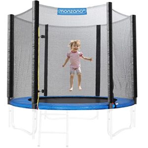 Sicherheitsnetz für Trampolin mit einem Durchmesser von 183 cm, optimaler Schutz für Kinder beim Trampolinspringen, bestehend aus reißfestem, UV-beständigem Polyethylen.