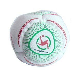 Handgenähter 8-Panel Hacky Sack Ball aus Amara Ultra Wildleder für das Freestyle-Jonglieren mit den Füßen