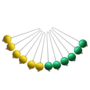 6 Leitergolf-Bälle, robuste und langlebige Kugeln aus hochwertigem PP-Material für das klassische Ladder-Toss-Spiel bei Gartenpartys, Strandtagen oder BBQs