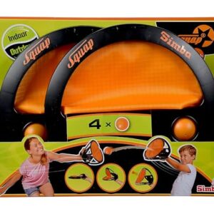 Erfahre Abenteuer mit dem Simba Squap Fangballspiel - ein beliebtes Actionspiel für Garten, Strand und Freizeit. Das 2-teilige Set bietet zwei Squaps und vier Bälle.