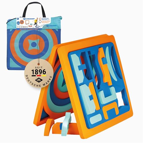Schildkröte Active Games Set für Kinder - Kreativspiel & Geschicklichkeits-Parcours aus 28 Eva-Schaum-Teilen - Lernspiel für drinnen & draußen - fördert Koordination & Bewegung ab 5 Jahren