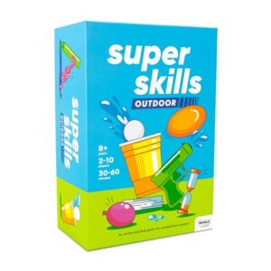 Super Skills Outdoor-Hofspiel für Kinder und Erwachsene - Sommer-Spielzeug mit Wasserpartyspielen