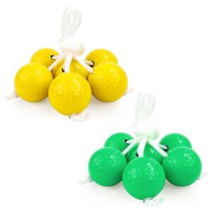 Leitergolfbälle für Outdoor-Spiele, 6 Leiterbälle mit Nylon-Seil und Aufbewahrungstasche