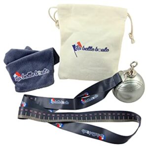 Magnetisches Petanque-Kugelheber-Set mit Mikrofasertuch für Hobbyspieler und Wettkampf - ultra-starker Neodym-Magnet für Innen- und Außeneinsatz