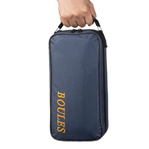 Boule-Tasche für 3/6/8 Kugeln, Petanque-Händertasche aus Premium Nylon und Oxford-Material
