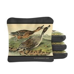 Professionelle Cornhole-Bags für 6x6-Meter-Spiel mit doppelseitigen Taschen und Pintail-Grau-Farbe