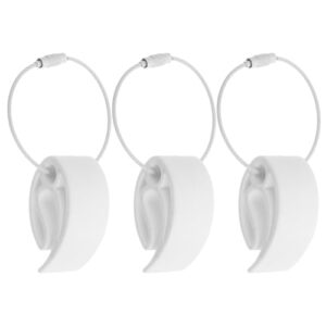 Ergonomischer Griff für Frisbeescheibenhalter, 3 Stück aus PE mit Tragetasche, ideal für Outdoor-Sport und Freizeit