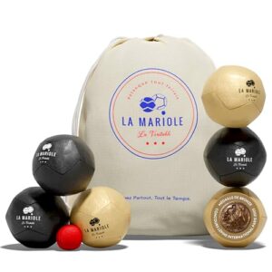 Boccia-Kugeln für alle Terrain Innen und Außen - Offizielles Pack V4 mit weichen Kugeln und komfortablem Design