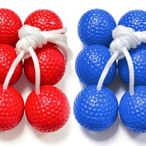 Farbenfrohe Leitergolf Bälle für Kinder mit gemischten Farben, ideal für Indoor und Outdoor-Spiele, Leitergolf-Wurfspiel für Toss Spiel und Wurfspiel