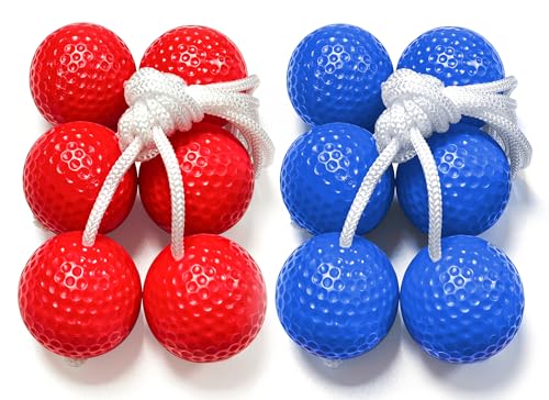 Farbenfrohe Leitergolf Bälle für Kinder mit gemischten Farben, ideal für Indoor und Outdoor-Spiele, Leitergolf-Wurfspiel für Toss Spiel und Wurfspiel