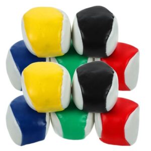 Minkissy 10 Stück Sandsack Werfen Spiel, Bean Bag Toss Game für Kinder und Erwachsene, unterhaltsames Familien-Spiel