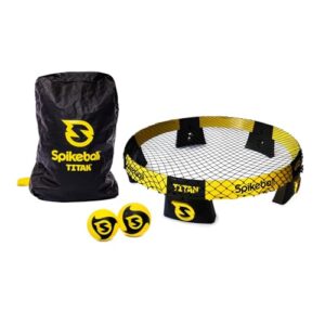 Spikeball-Titan-Set - ein ultimatives Erlebnis für Wettkampf- und Turnierspiele mit perfekt gespannter Netzeinheit, gefederten Beinen und revolutionärem Ring-Design