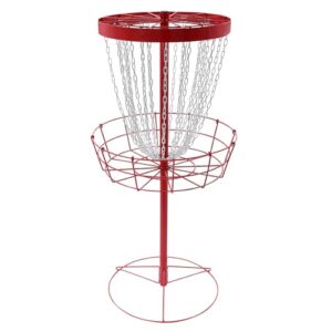 Disc Golf Korb, tragbarer Disc Golf Zielscheibe, Flying Disc Golf Practice Basket für Hinterhöfen, Parks, Camping, Golfplätze, temporäre Kurse und Schulprogramme