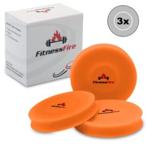 Drei neonorange Mini Frisbees für Fitness und Outdoor-Spiele, ideal für Strandspiele, Parktage und Outdoor-Partys