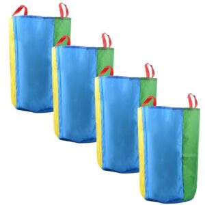 Kartoffelsack-Rennspringsack für Erwachsene und Kinder, bunte Springsäcke in 3 Größen, ideal für Outdoor-Spiele, Rasenspiele, Familienaktivitäten und Partys