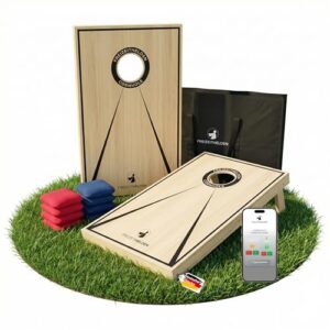 Cornhole Spiel Sackloch Outdoor - Premium Set Wurfspiel für Erwachsene und Kinder