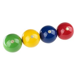 GICO Universal Ersatzkugeln Ø 70 mm für Krocket/Croquet Spiele - 4 Stück