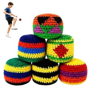 Stricktaschen für Erwachsene - Partyfavors und Spielzubehör aus weicher Baumwolle, knitted Ball, Strand-Spiel-Tasche