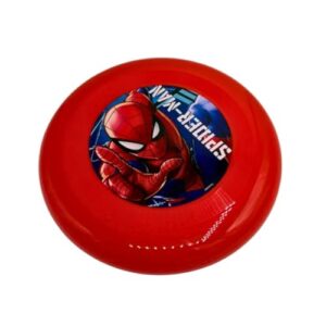 Frisbeespielzeug für Kinder, Wurfscheibe aus PP-Kunststoff, 23cm Durchmesser, ideal für Freizeit-Spiele und Training im Freien, Spiderman Motiv