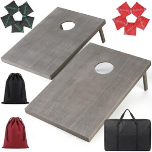 Cornhole-Spiel, Outdoor-Geräte, Echtholz-Würfel, Spielzeug für Erwachsene und Kinder