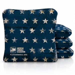 Professionelle Cornhole-Bags mit doppelter Seite, reguläre Größe und Gewicht, für offizielles Spielen entwickelt, langlebige Verarbeitungsqualität.
