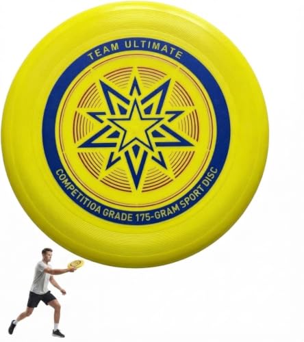 Wurfscheibe für Frisbeespiel mit Durchmesser, professionelle Wurfring für Wettkampf und Freizeit, hochwertige Disc für Profis und Anfänger