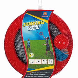 GUNTHER Flugspiele 1561-2 in 1 Spiel Jumping Ball, ca. Ø 30 cm, Geschicklichkeitsspiel mit Spielnetzen und 2 Bällen, für Kinder ab 5 Jahren, Netzscheibe als Frisbee nutzbar