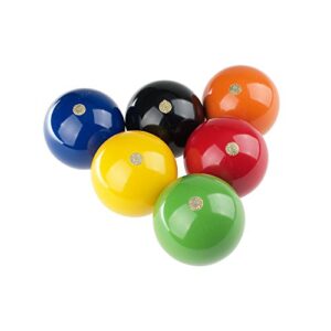 GICO Universal Ersatzkugeln Ø 70 mm für Krocket/Croquet Spiele - 6 Stück. Holzspielwaren für die ganze Familie.