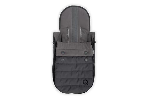Qeridoo Fußsack Light für Fahrradanhänger, warm und wasserabweisend - Ein fahrbarer Fußsack für Kinder mit weichen Materialien und Reiseverschlussmechanik