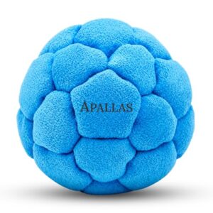 Professioneller Hacky-Sack mit No-Bust-Nähten und 32-Panel-Symmetrie, ideal für Kicks, Tricks und Freestyle-Spiele